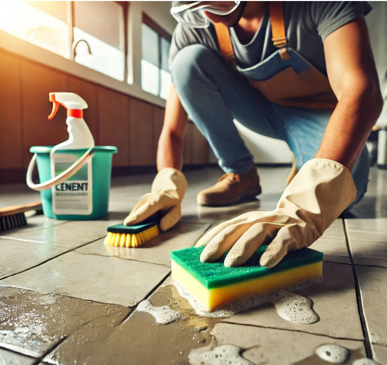 Cementsluier en verfresten aanpakken zonder oppervlakken te beschadigen